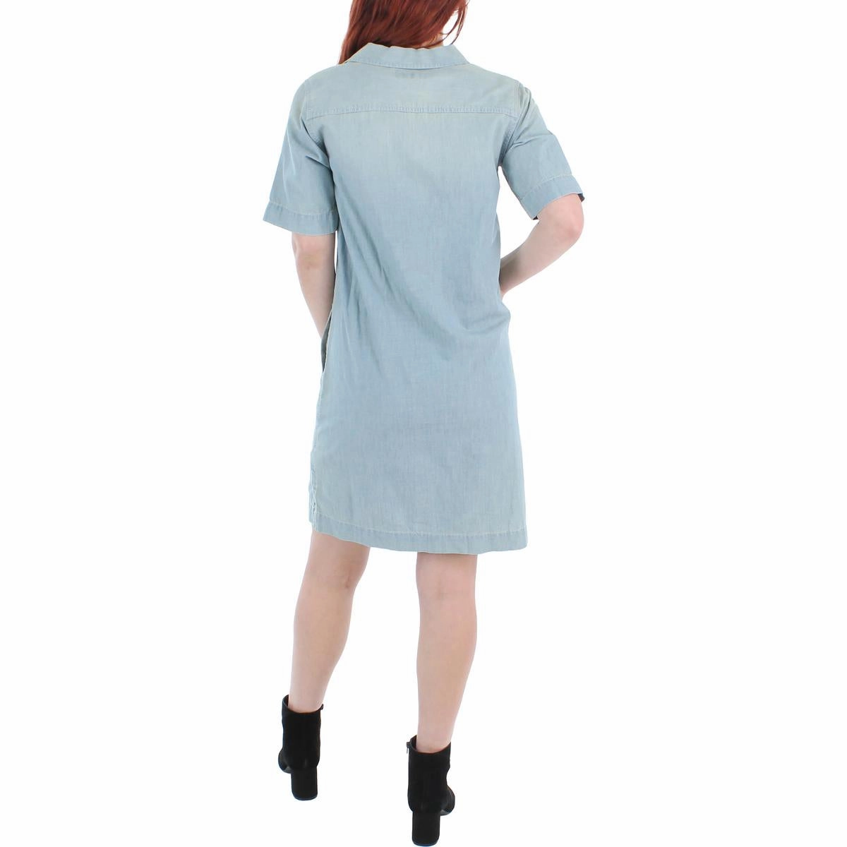 Womens Casual Knee Shift Dress