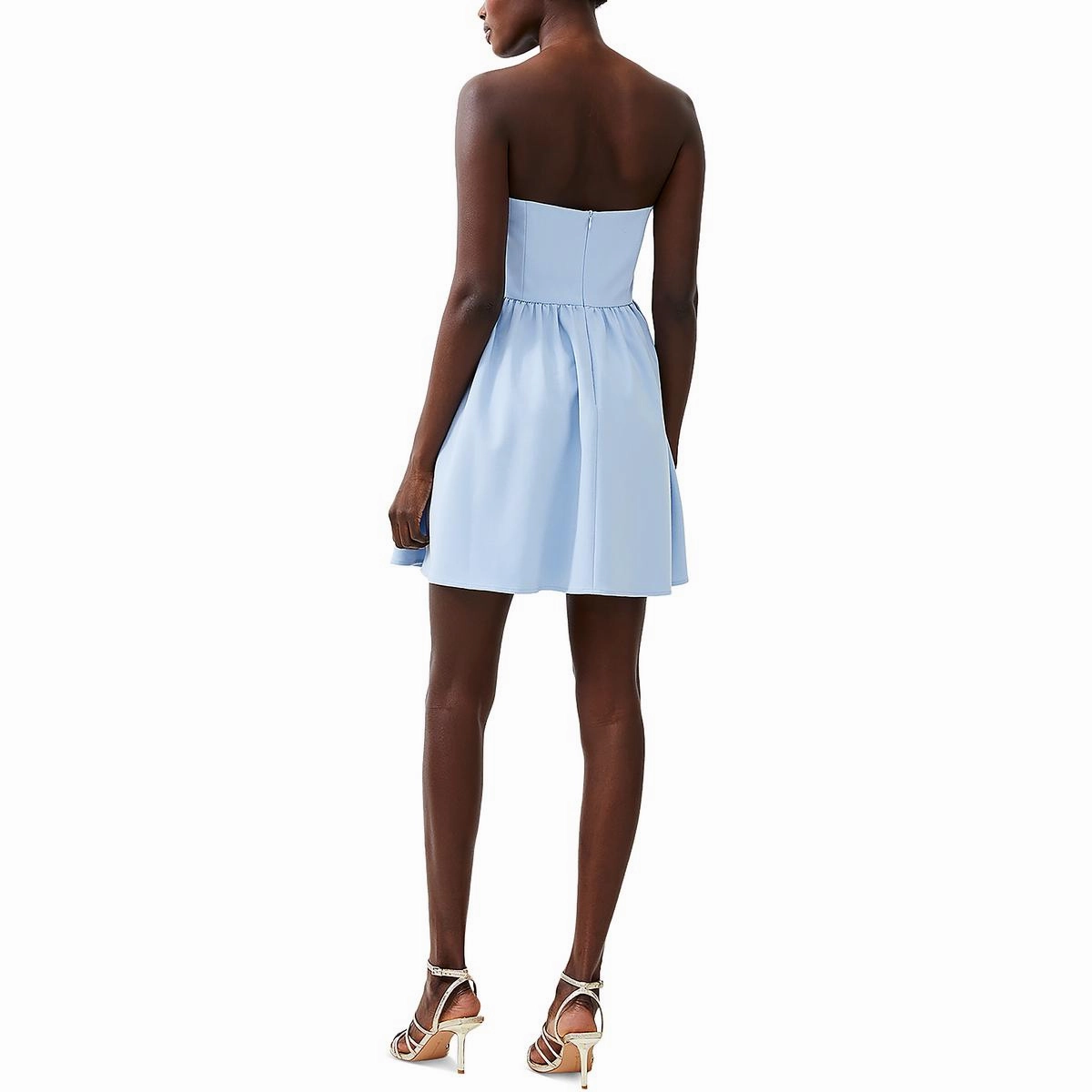 Womens Corset Seamed Mini Mini Dress