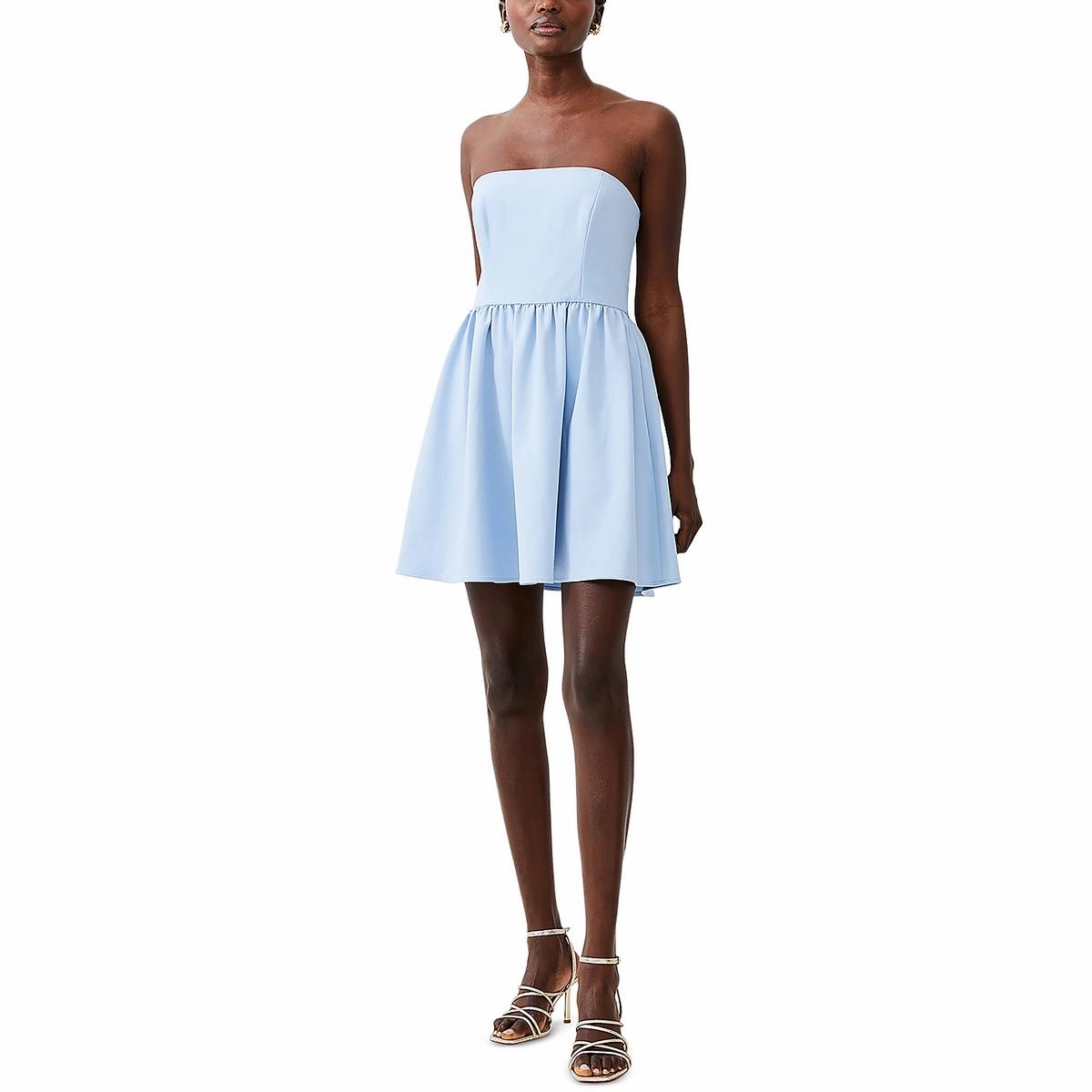 Womens Corset Seamed Mini Mini Dress