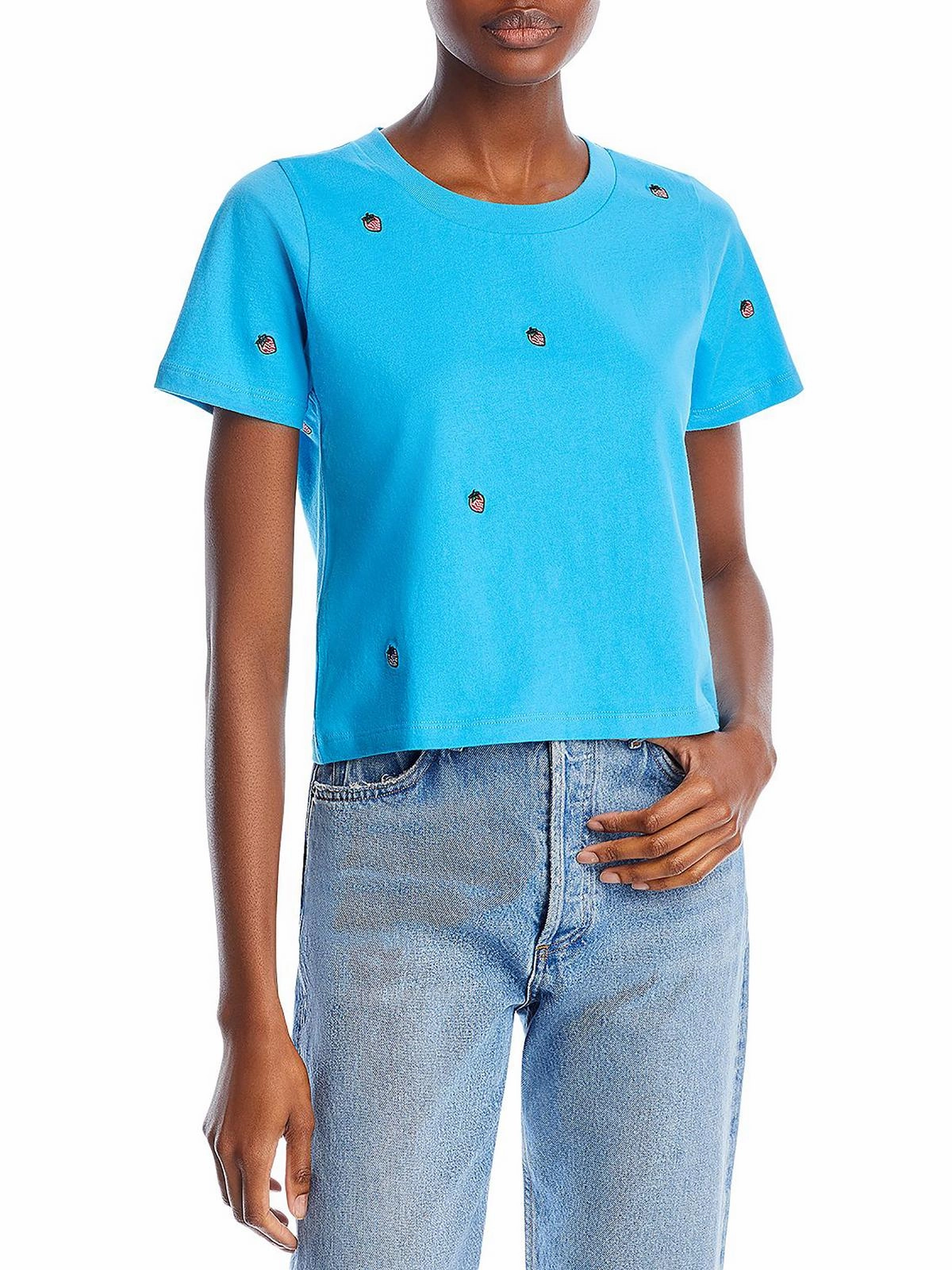 Womens Crop Cotton T-Shirt