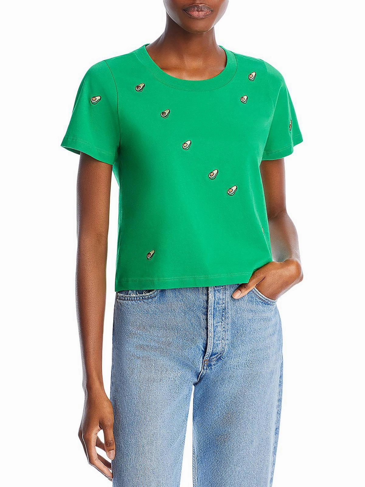 Womens Crop Cotton T-Shirt