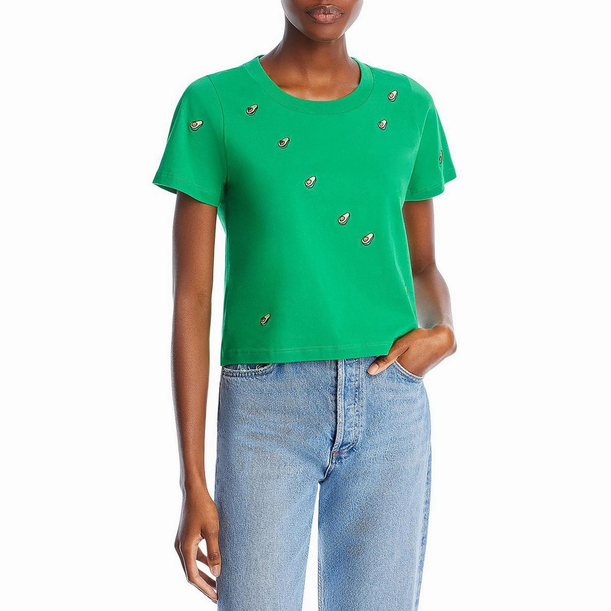 Womens Crop Cotton T-Shirt