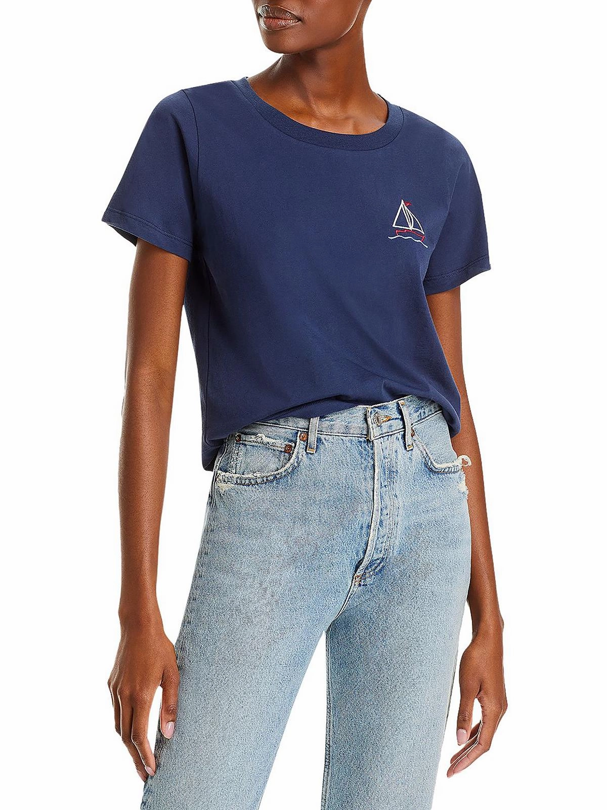 Womens Crop Cotton T-Shirt