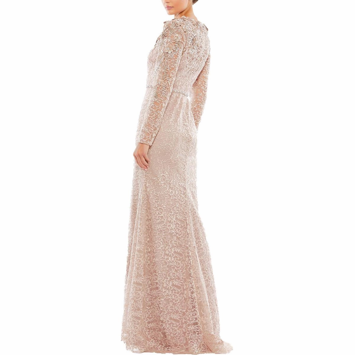 Womens Embellished Formal Evening Dress