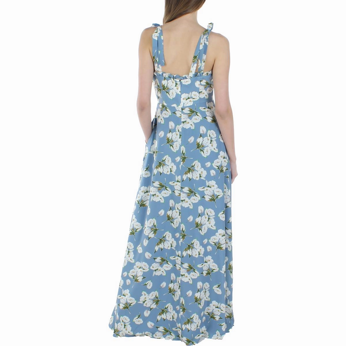 Womens Floral Long Maxi Dress