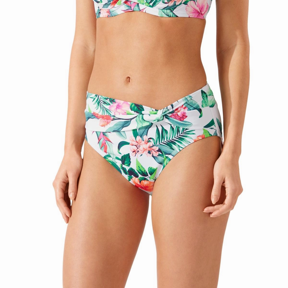 Womens Floral Print Twist Swim Bottom Separates Swim Womens - cut-out swimsuits