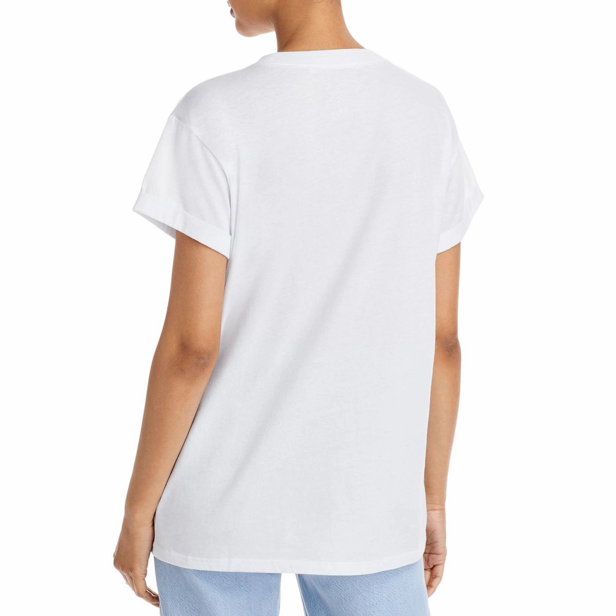 Womens Graphic Cuffed T-Shirt