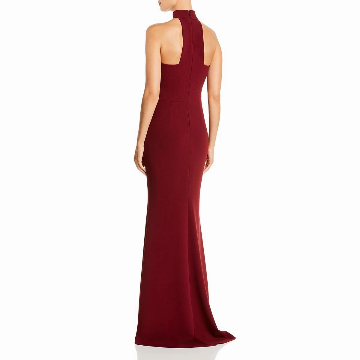 Womens Halter Sleeveless Evening Dress