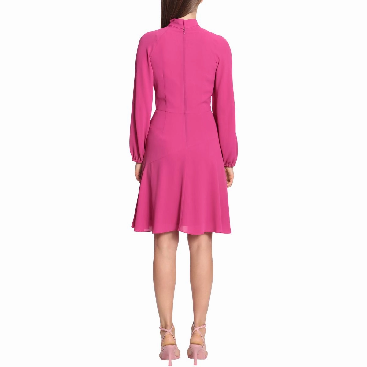Womens Knot Front Short Mini Dress