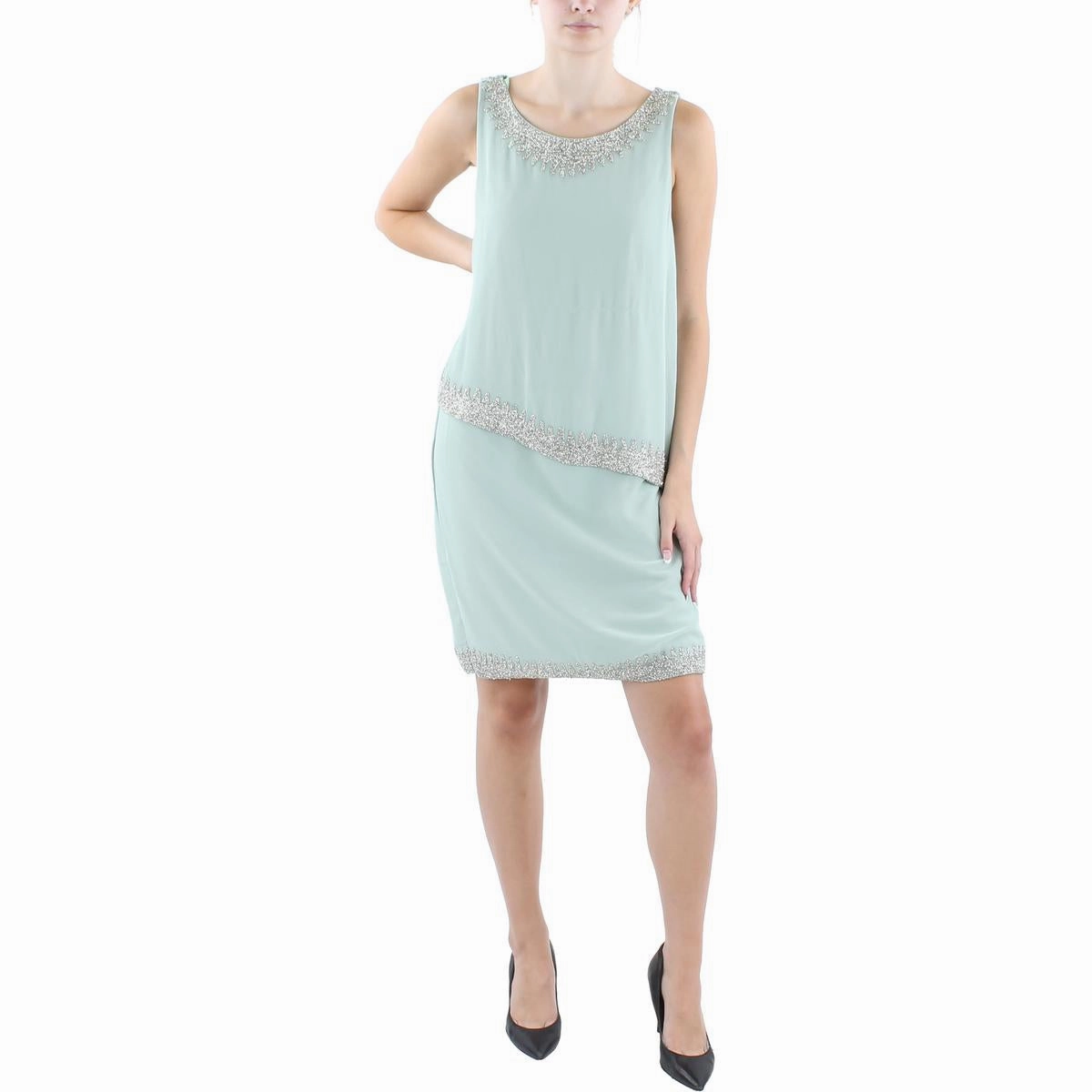Womens Popover Short Shift Dress