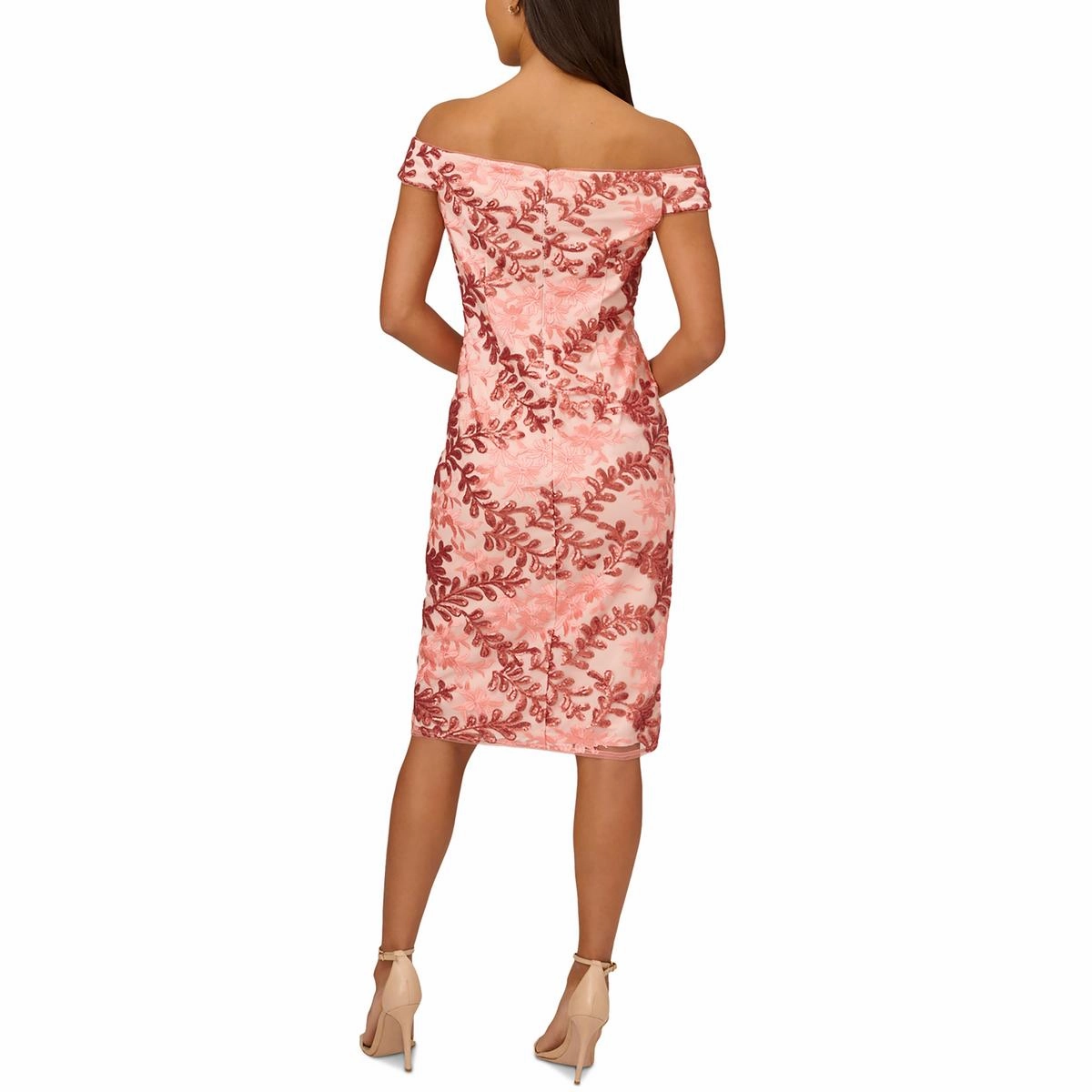 Womens Semi-Formal Knee-Length Cocktail And Party Dress