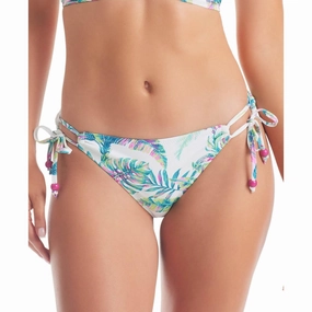 Womens Side Tie Printed Swim Bottom Separates Swim Womens - cut-out swimsuits