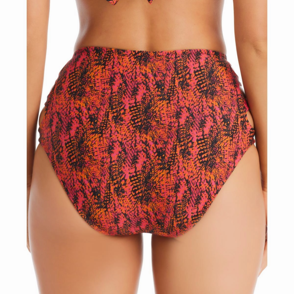 Womens Snake High-Wasit Swim Bottom Separates