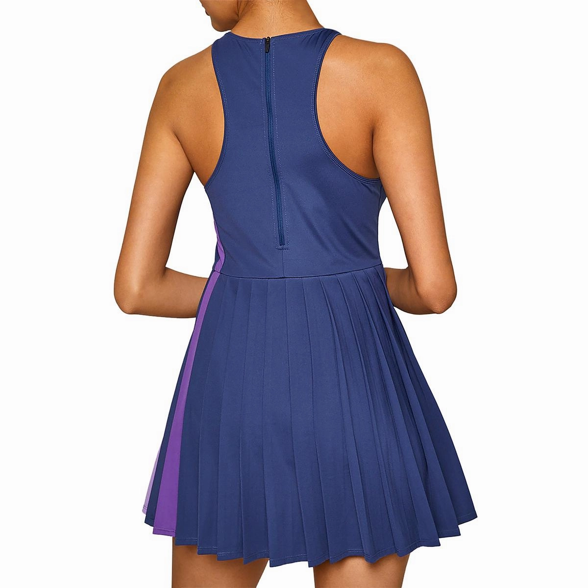 Womens Striped Tennis Athletic Dress