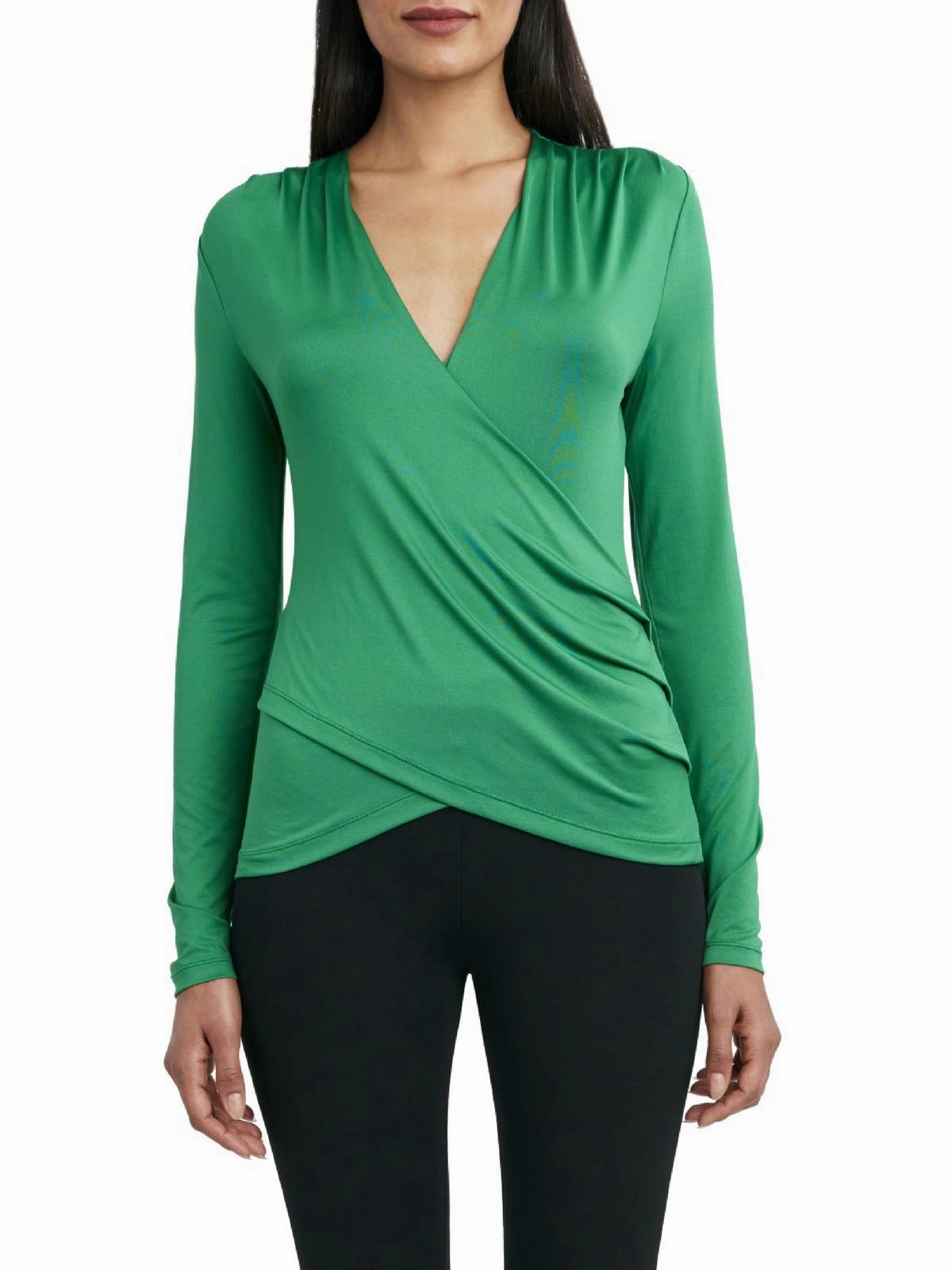 Womens Surplice Work Blouse