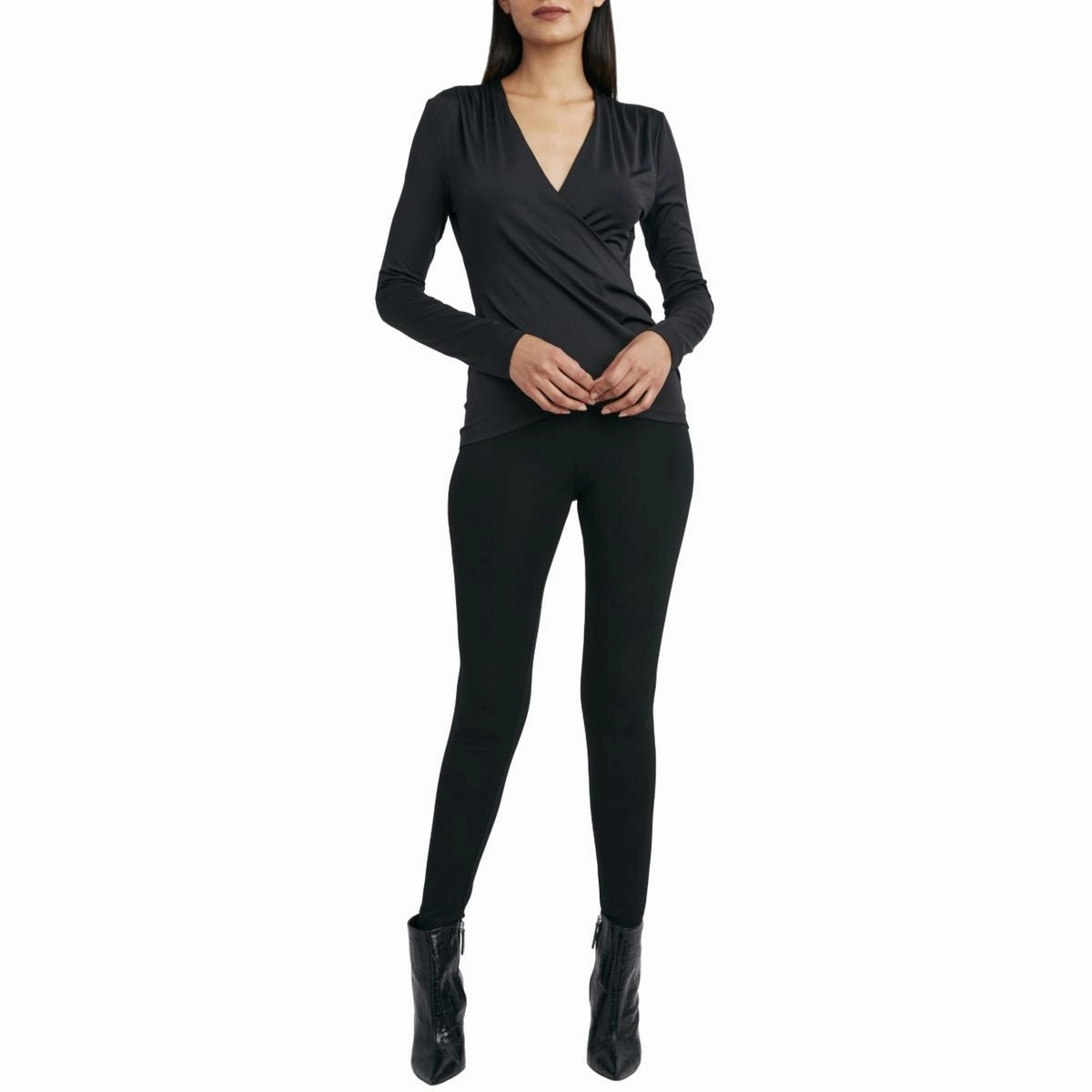 Womens Surplice Work Blouse