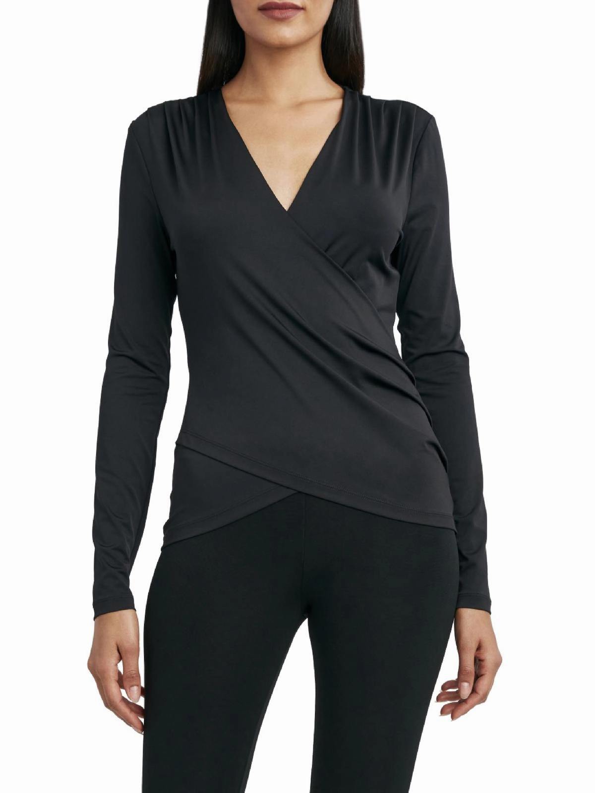 Womens Surplice Work Blouse