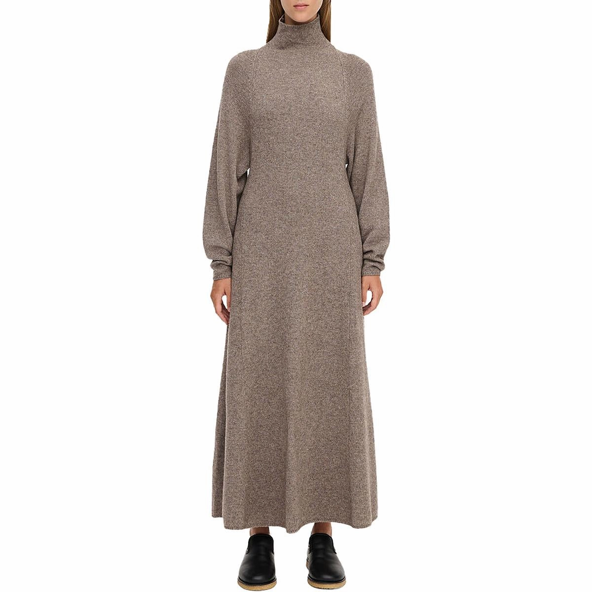 Womens Wool Turtleneck Sweaterdress