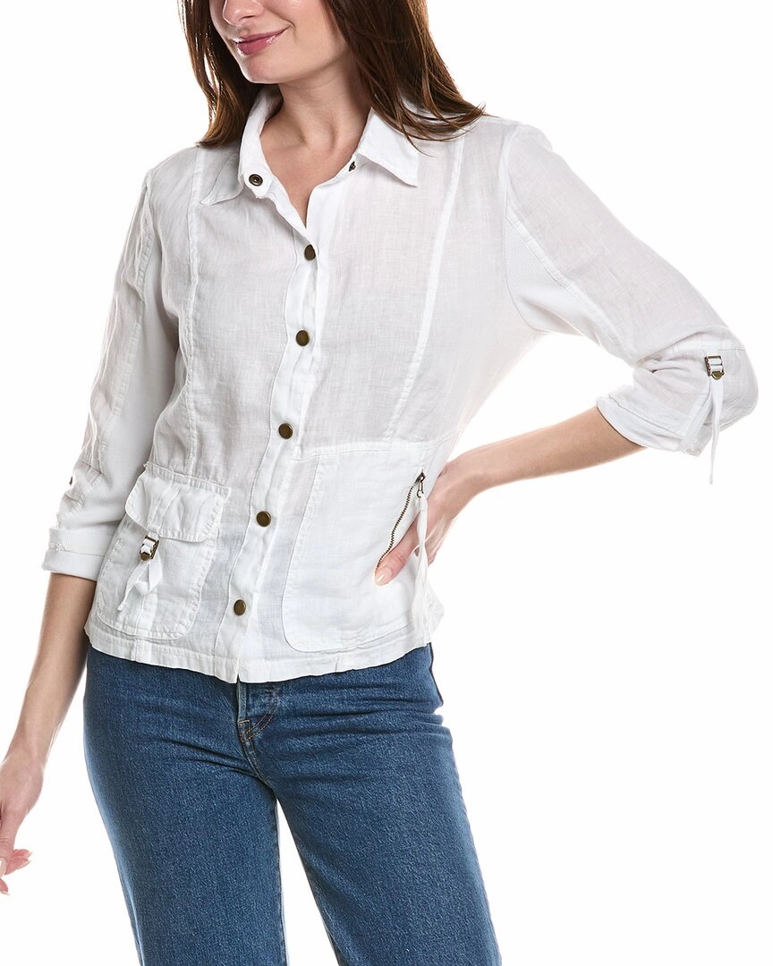 XCVI Waldron Linen-Blend Jacket