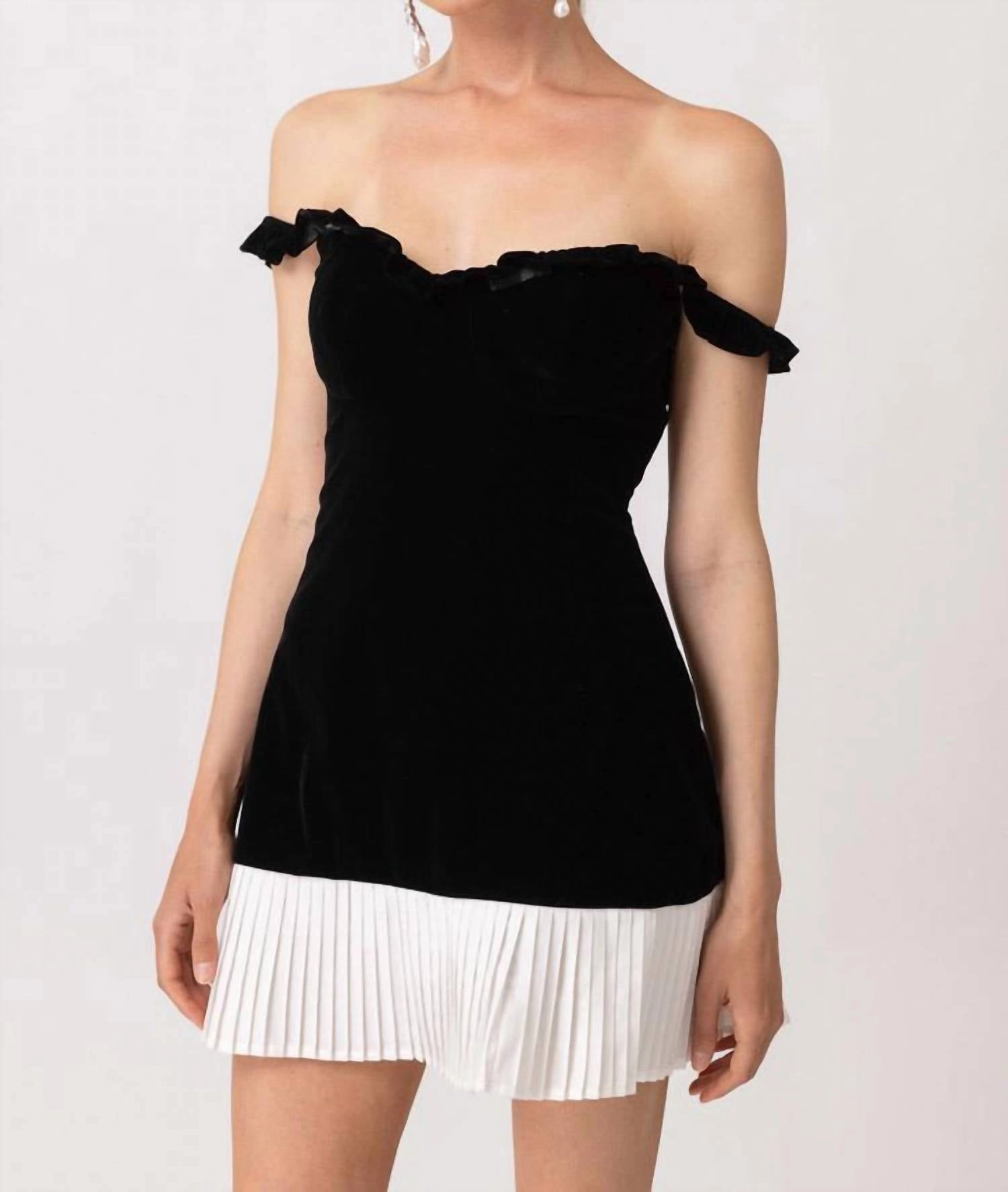 York Mini Dress In Black