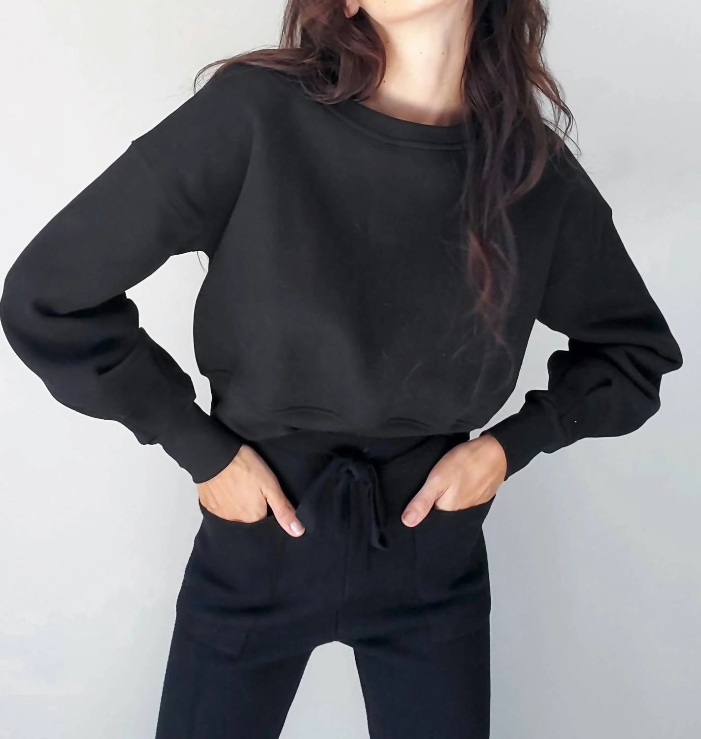 Zade Sweatshirt In Black
