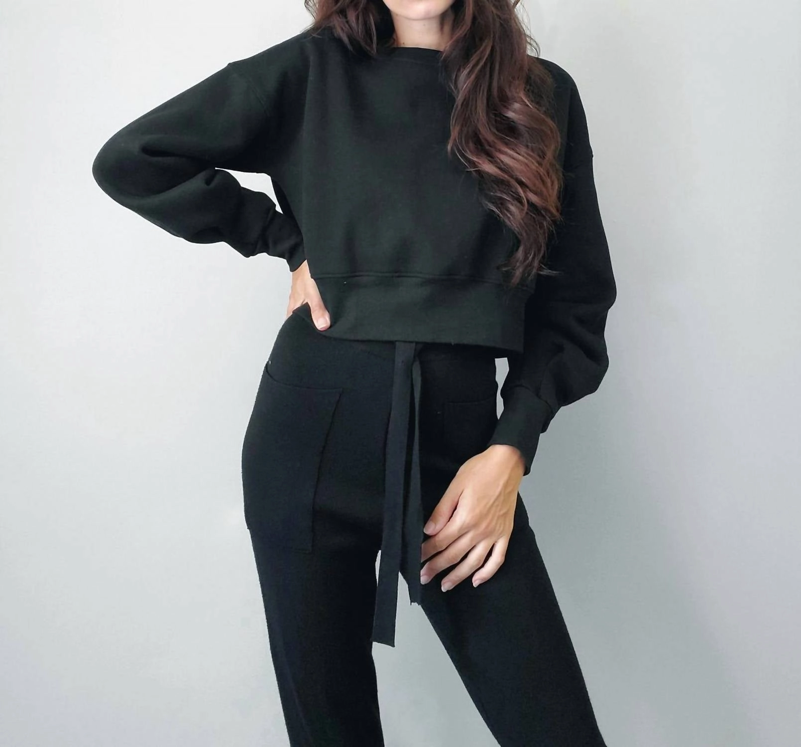 Zade Sweatshirt In Black