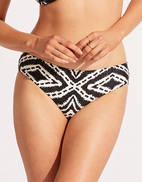 Zanzibar Retro Bikini Pant - Black Seafolly - Seafolly bikinis sale