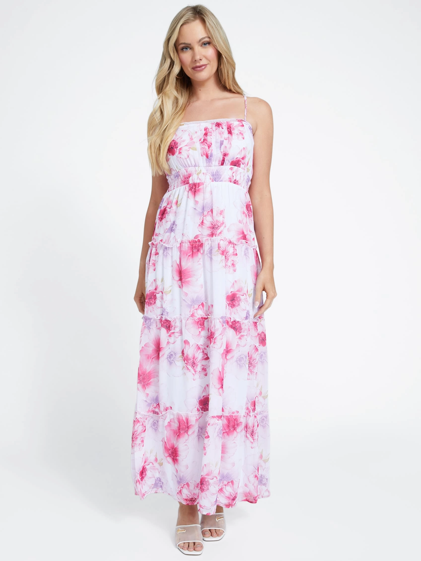 Zariah Printed Tiered Maxi Dress