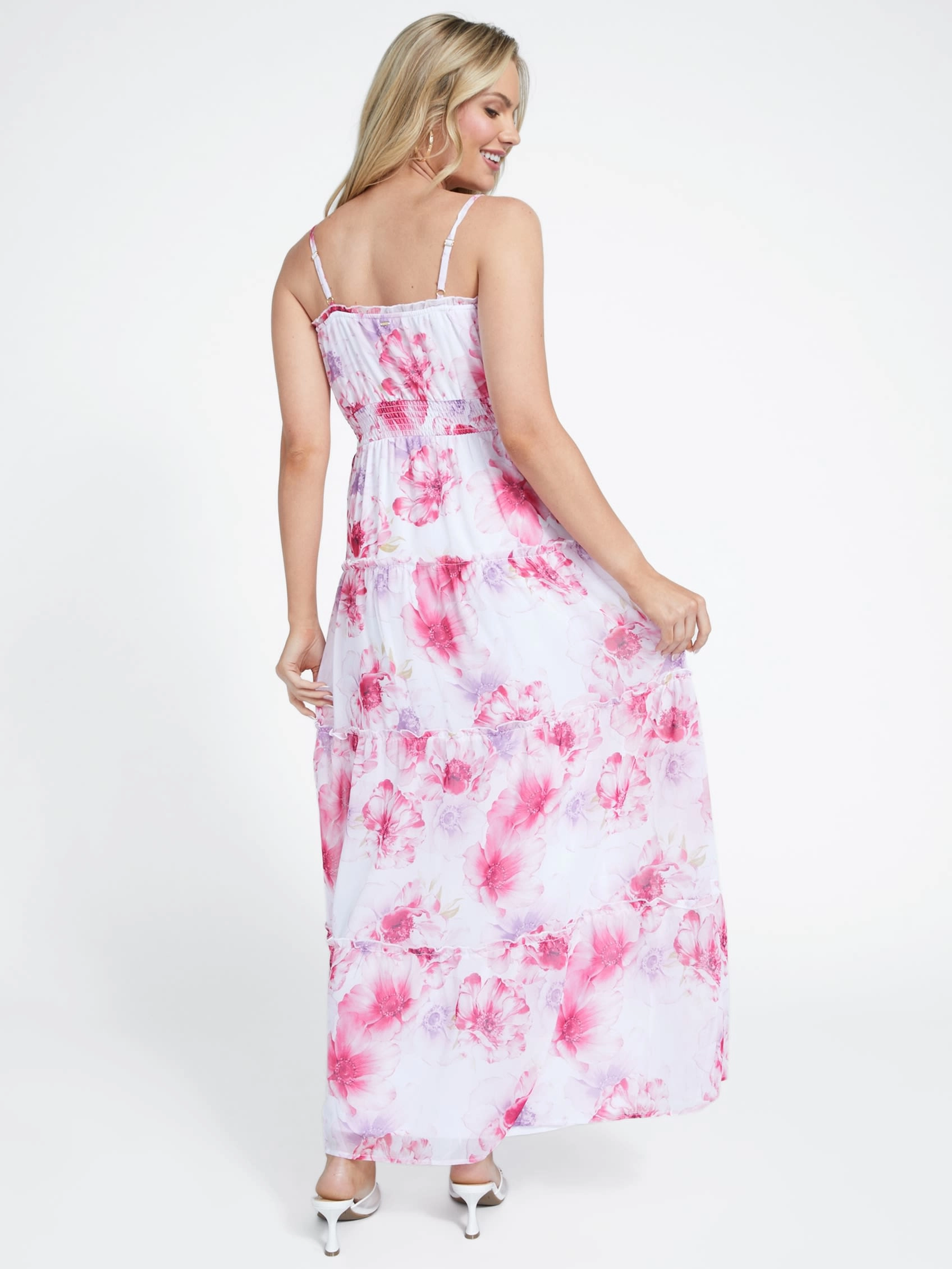 Zariah Printed Tiered Maxi Dress