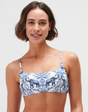 Zuri Bralette Bikini Top - Porcelain Swim Womens - beachwear discount
