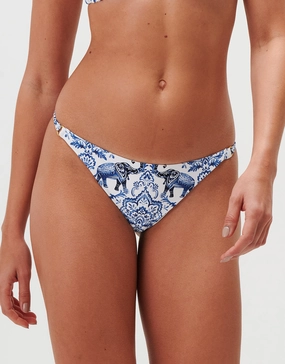 Zuri Ring Detail Bikini Pant - Porcelain Swim Womens free shipping